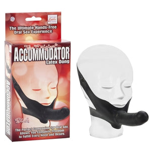 The Original Accomodator Latex Dong - Black