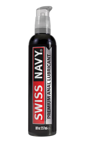 Swiss Navy Premium Silicone Anal Lubricant - 8 Oz.