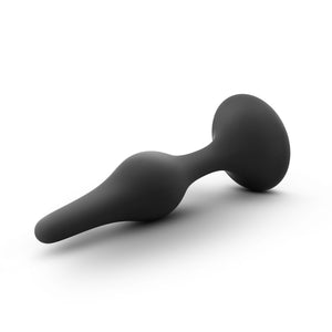 Anal Adventures Platinum - Silicone Beginner Plug  - Small/Medium - Black