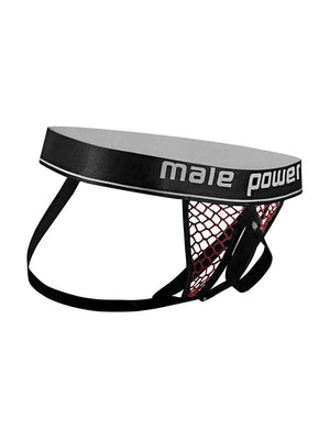 Cock Pit Net Cock Ring Jock - S/ M - Black