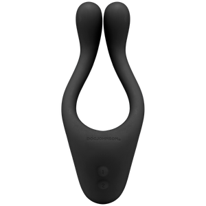 Tryst Multi Erogenous Zone Silicone Massager - Black