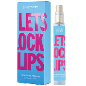 Simply Sexy Pheromone Perfume Lets Lock Lips 0.3  Oz