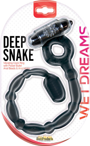 Wet Dreams Deep Snake - Black