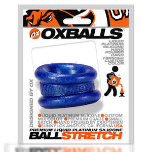 Neo 1.25 Inch Short Ball Stretcher Squishy Silicon - Blue Balls