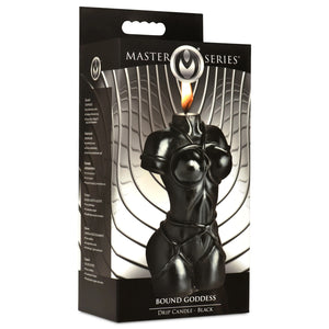 Bound Goddess Drip Candle - Black/Red