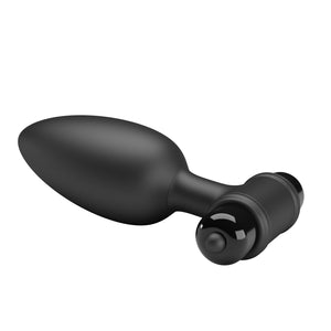 Pretty Love Vibra Butt Plug II - Black