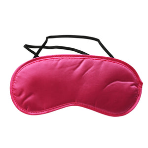 Sex and Mischief Satin Blindfold - Hot Pink