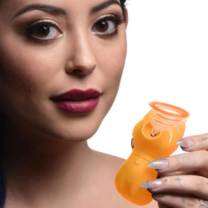 Sucky Kitty 7x Clitoral Stimulator - Orange