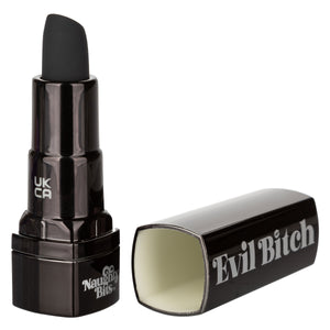 Naughty Bits Evil Bitch Lipstick Vibrator - Black