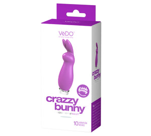 Crazzy Bunny Rechargeable Bullet - Perfectly  Purple/Pink