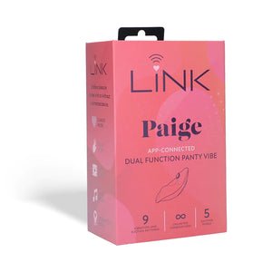 Link Paige - App Connected Dual Function Wireless Vibe - Purple