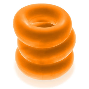 Fat Willy 3-Pack Jumbo Cockring - Orange