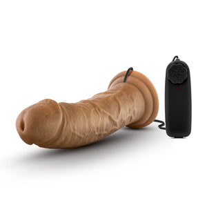 Dr. Skin - Dr. Joe - 8 Inch Vibrating Cock With  Suction Cup - Mocha