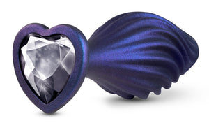 Anal Adventures Matrix - Swirling Bling Plug -  Sapphire