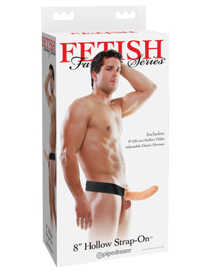 Fetish Fantasy Series 8 Inch Hollow Strap-on -  Flesh