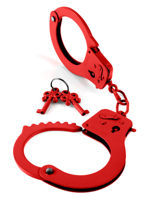 Fetish Fantasy Series Metal Handcuffs - Red