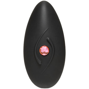 Body Bling - Clit Caress Mini-Vibe in Second Skin Silicone - Pink/Silver