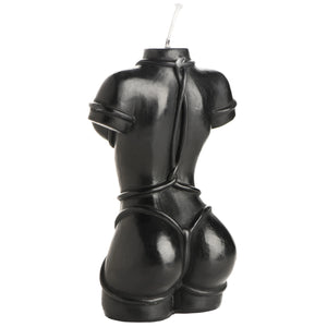 Bound Goddess Drip Candle - Black/Red