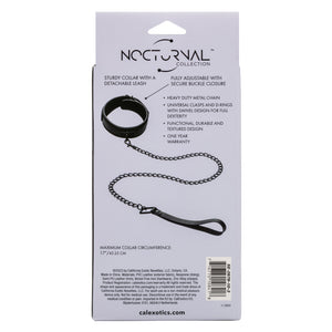 Nocturnal Collection  Collar and Leash - Black