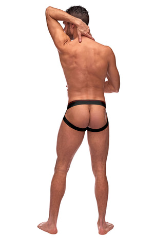 Retro Sport Panel Jock - S/M - L/XL - Black & Red