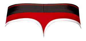 Retro Sport Panel Jock - S/M - L/XL - Black & Red